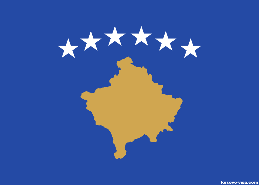 科索沃 (Kosovo) 國旗